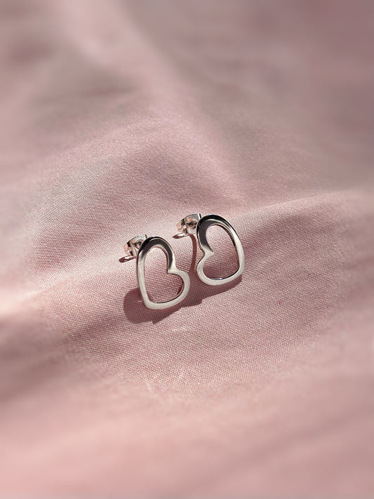 Aretes "Corazón de Eya's" - Liso