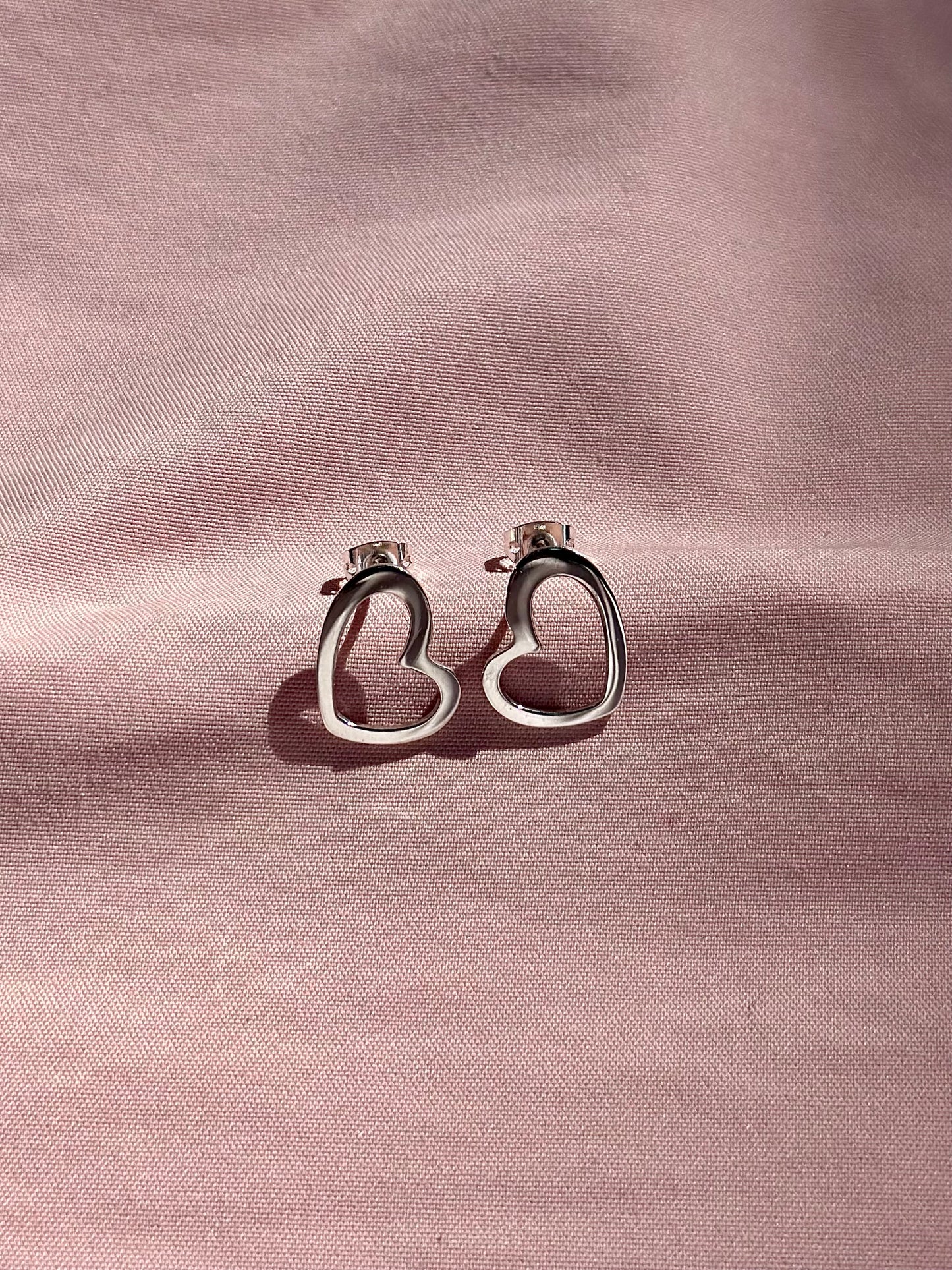 Aretes "Corazón de Eya's" - Liso