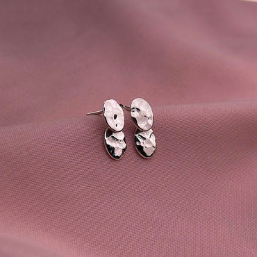 Aretes "Etia" - Martillado