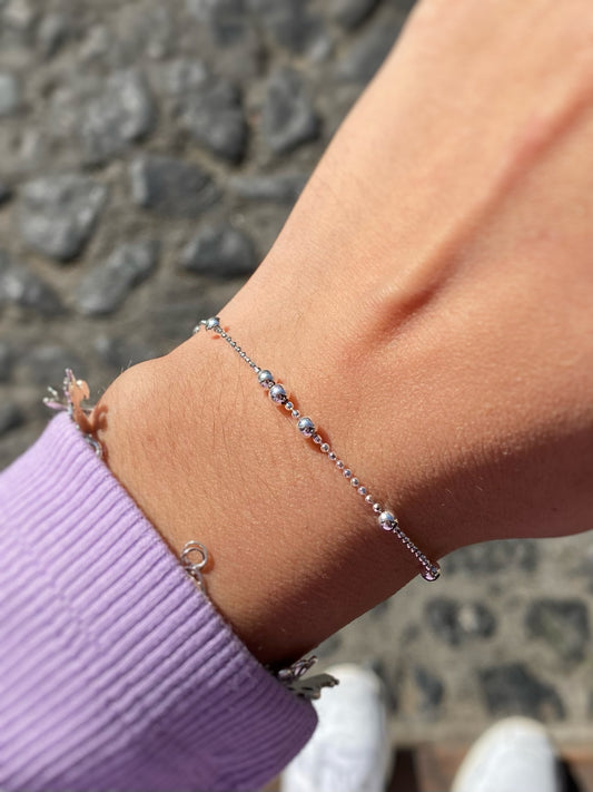 Pulsera "Viviana" - Triple Perla