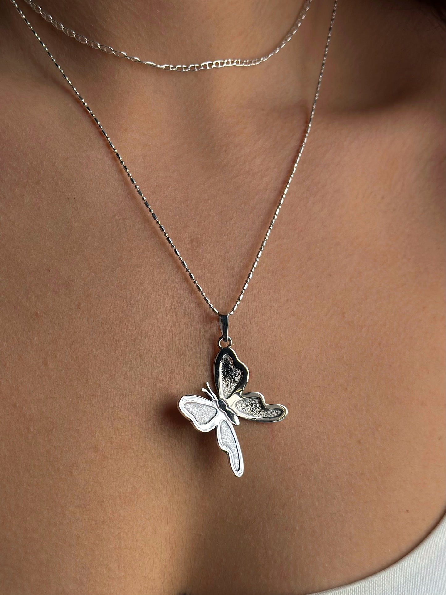 Collar “Mariposa Monarca” - Talla G