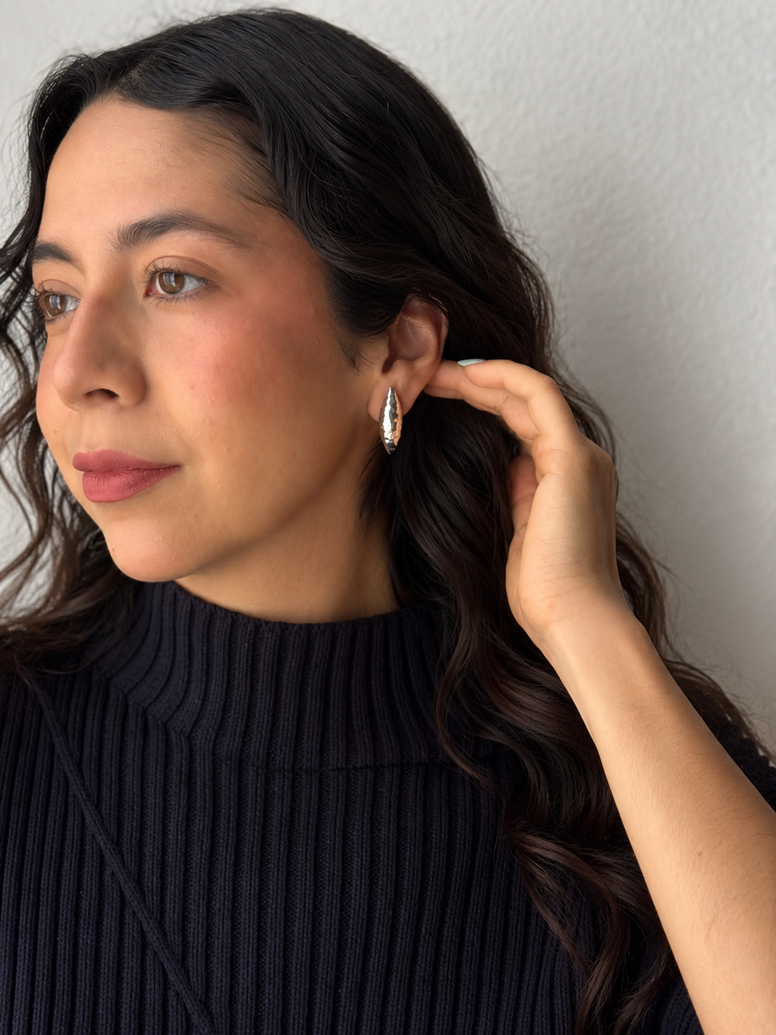 Aretes “Kauil” Talla G - Martillado