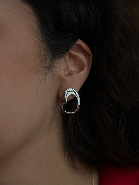 Aretes “Corazón de Eya’s” - Liso
