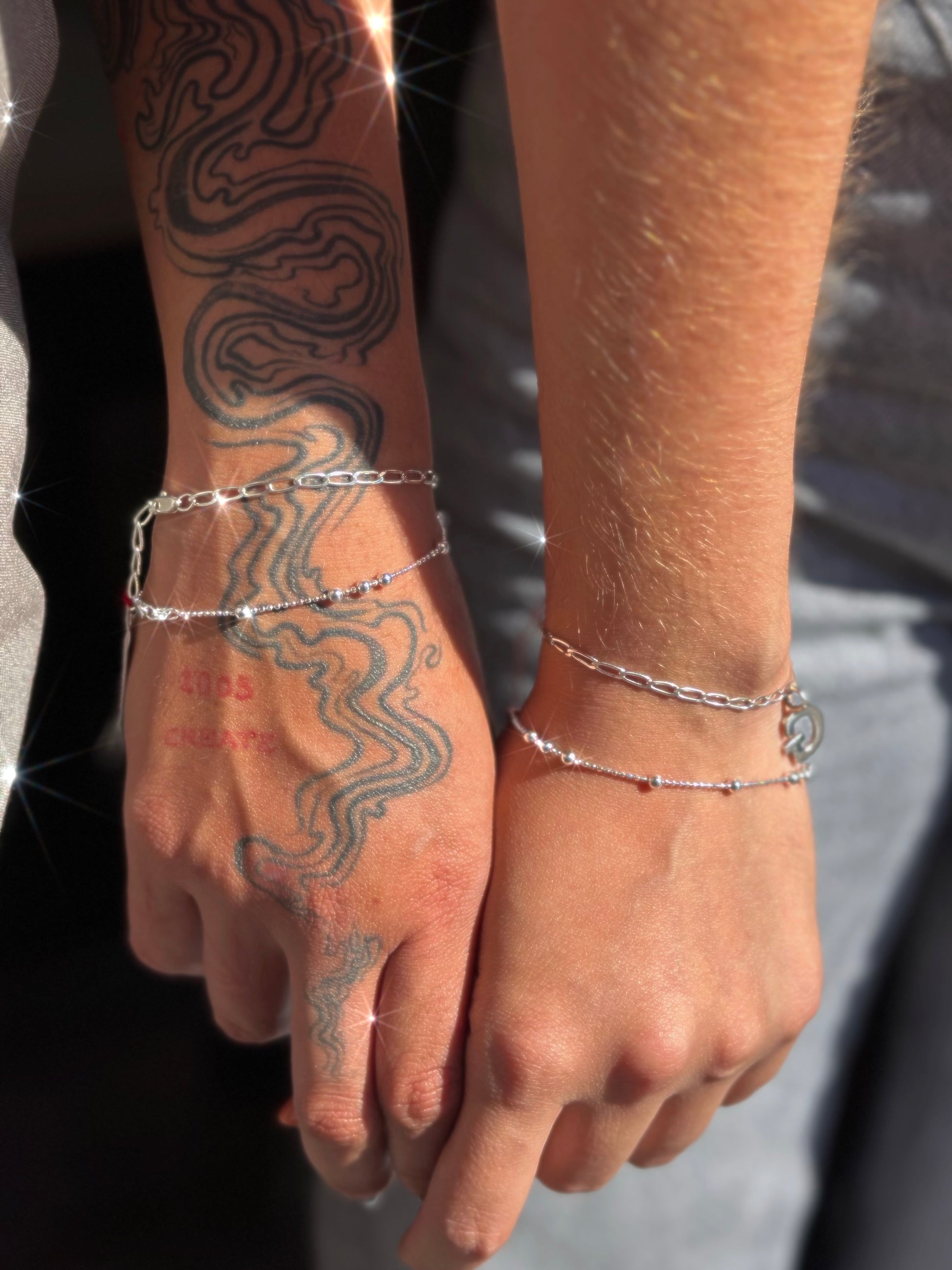 Match de pulseras "Olith" - Iniciales