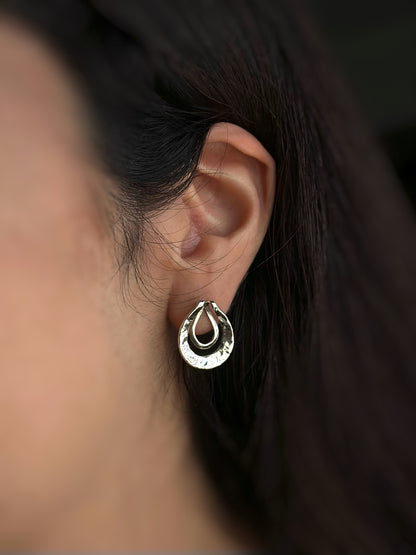 Aretes "Nuuk" - Martillados