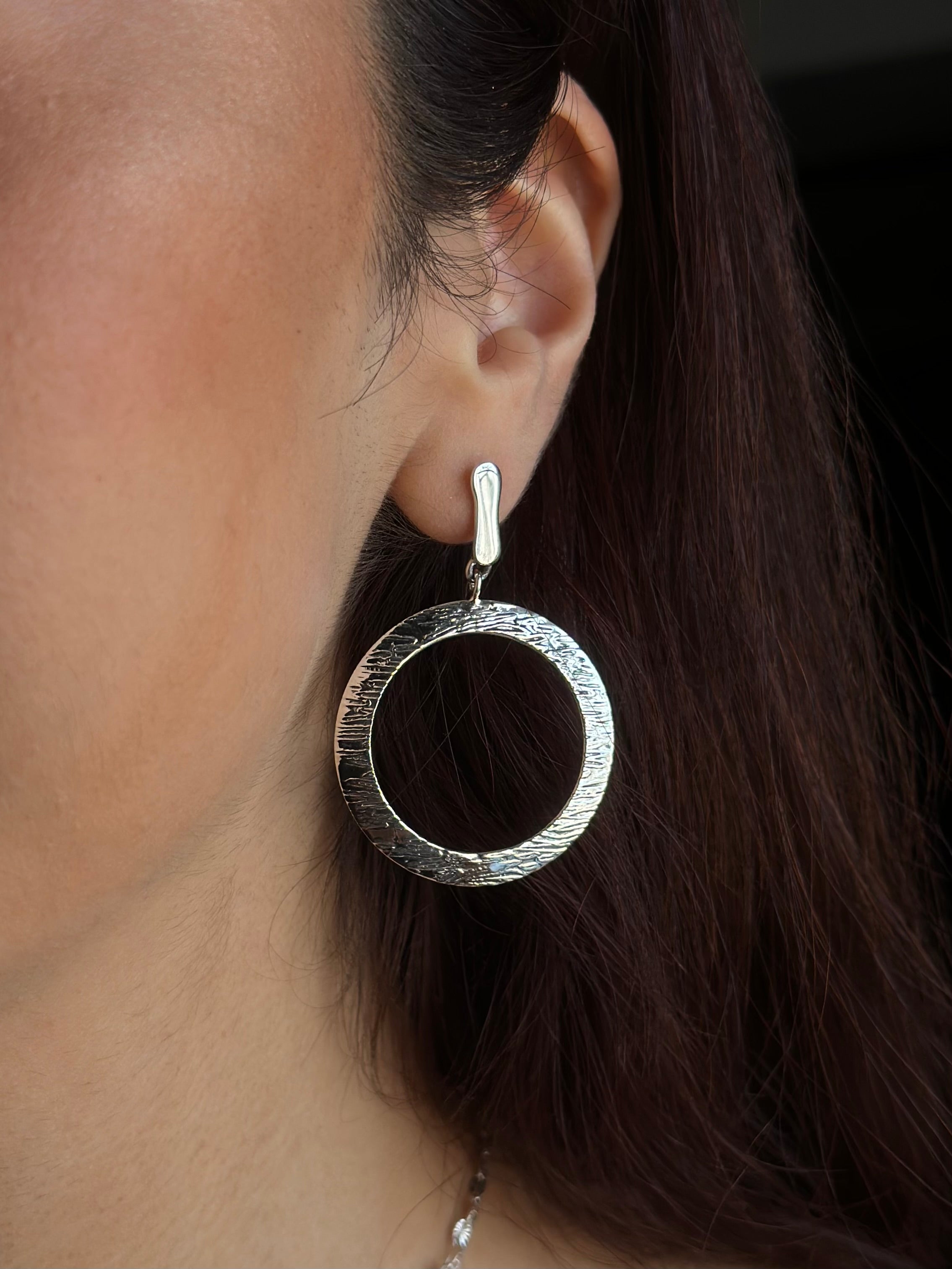 Aretes “Raquel” Oleados - Talla G