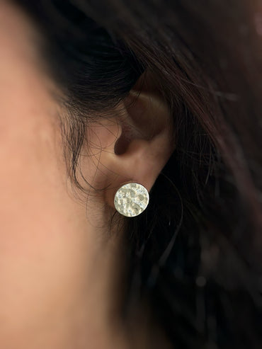 Aretes "Yaualtik" - Martillados