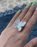 Anillo "Mariposa Primavera" - Talla G