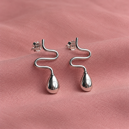 Aretes "Zig Zag" - Gota
