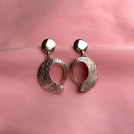 Aretes "Itati"- Acabado Oleado