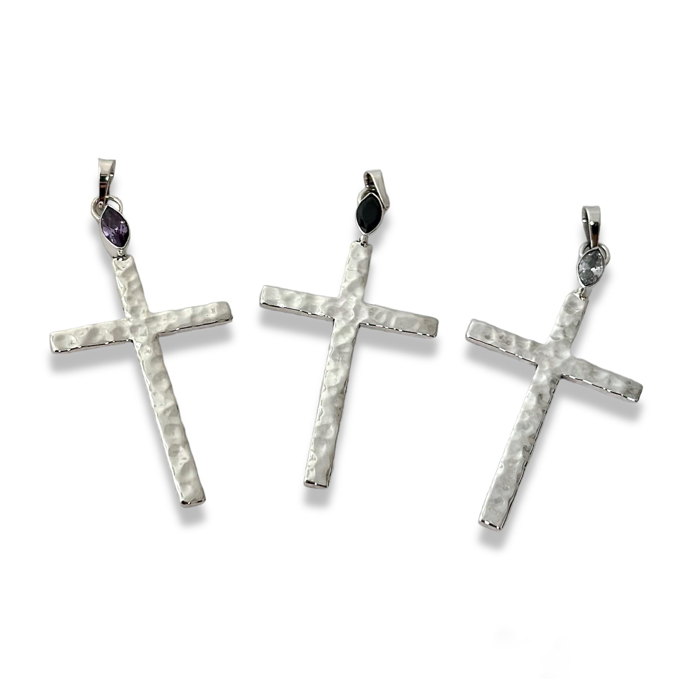 Dije  "Cruz XXLI" - Talla M / Cristales