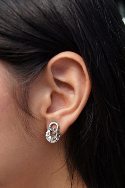 Aretes "Jela’an" - Martillado