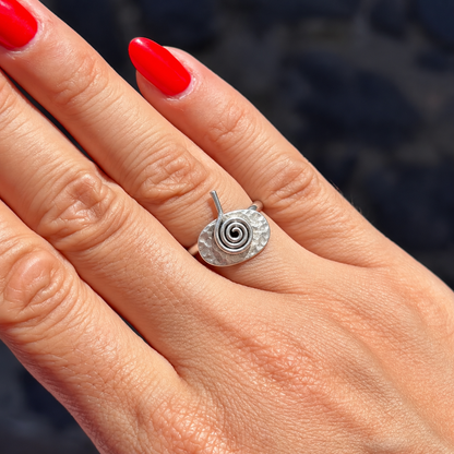 Anillo "Mixtle" - Martillado