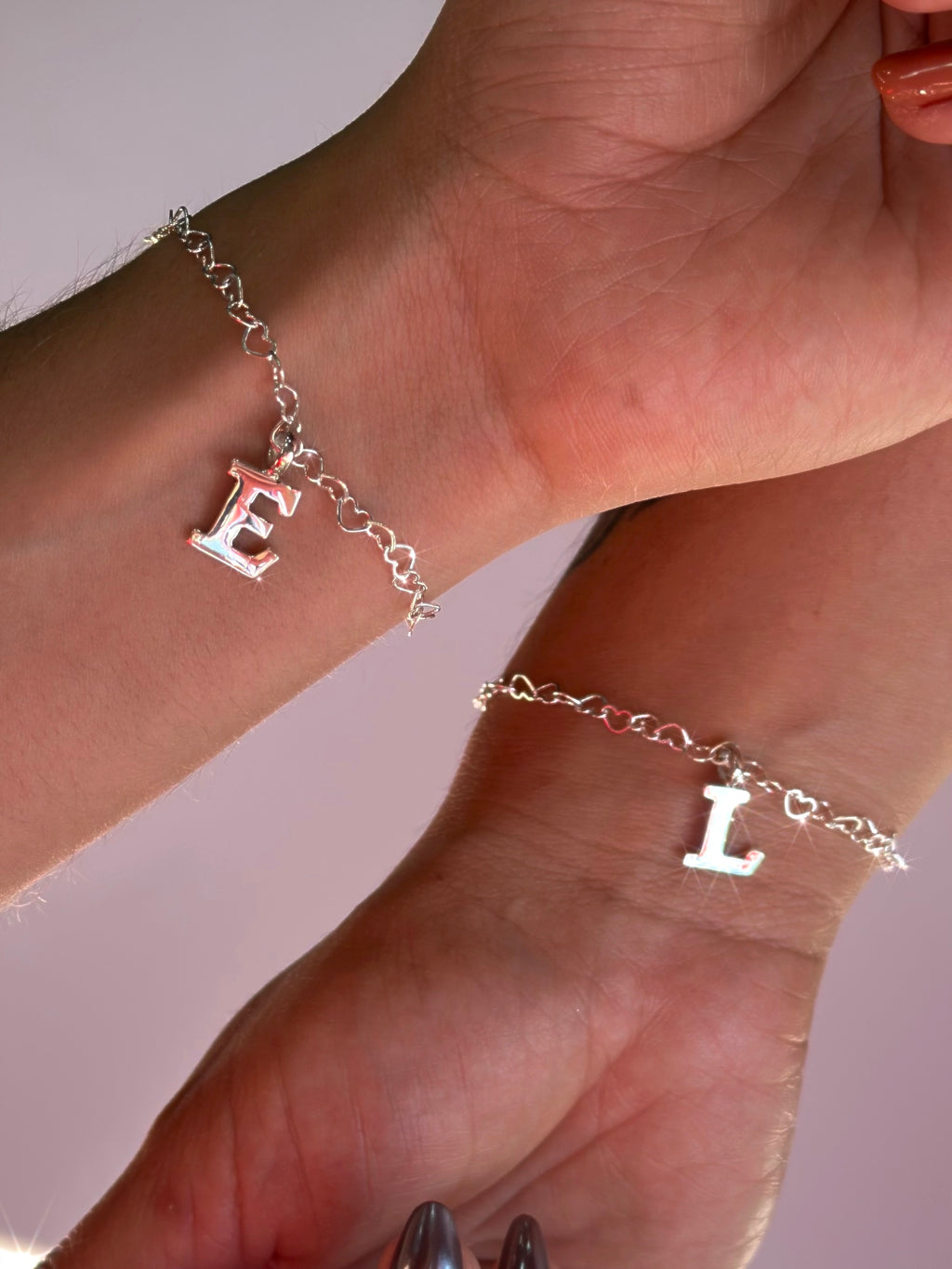 Match de pulseras "Kuaan Mani" - Iniciales