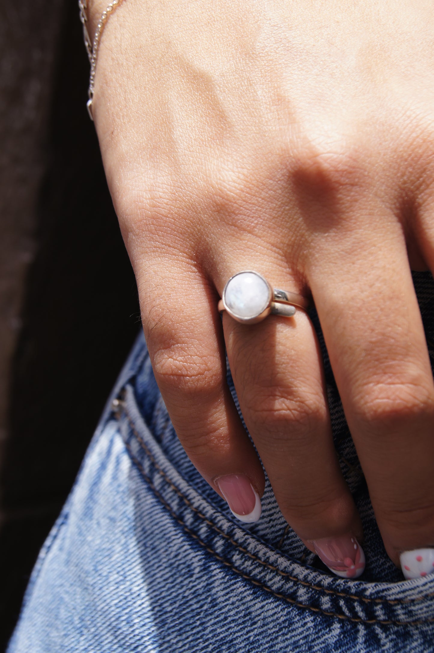 Anillo "Zana" - Piedra Luna