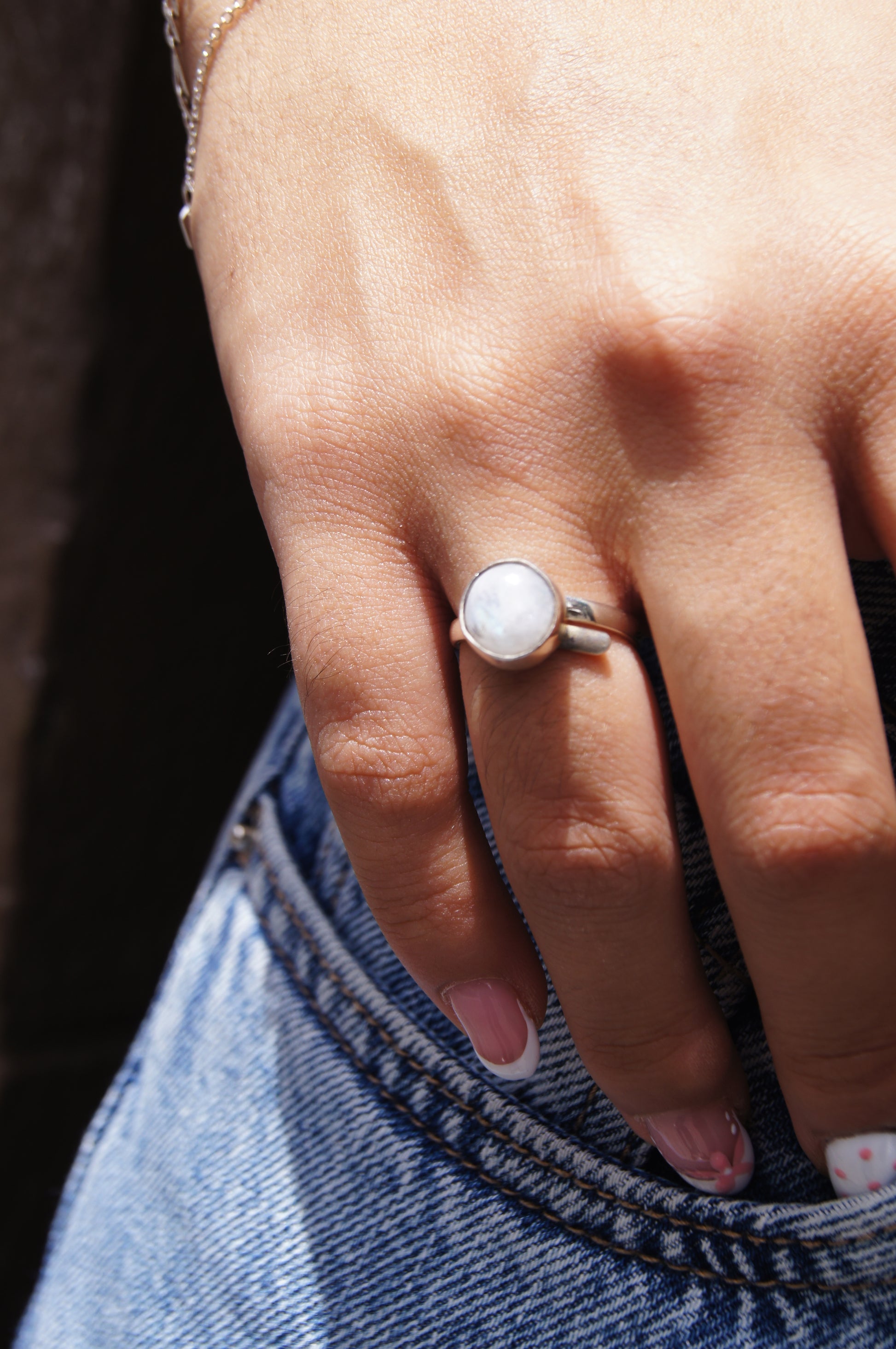 Anillo "Zana" - Piedra Luna