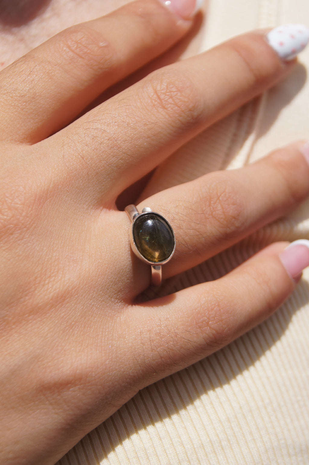 Anillo "Yoó" - Piedra Luna