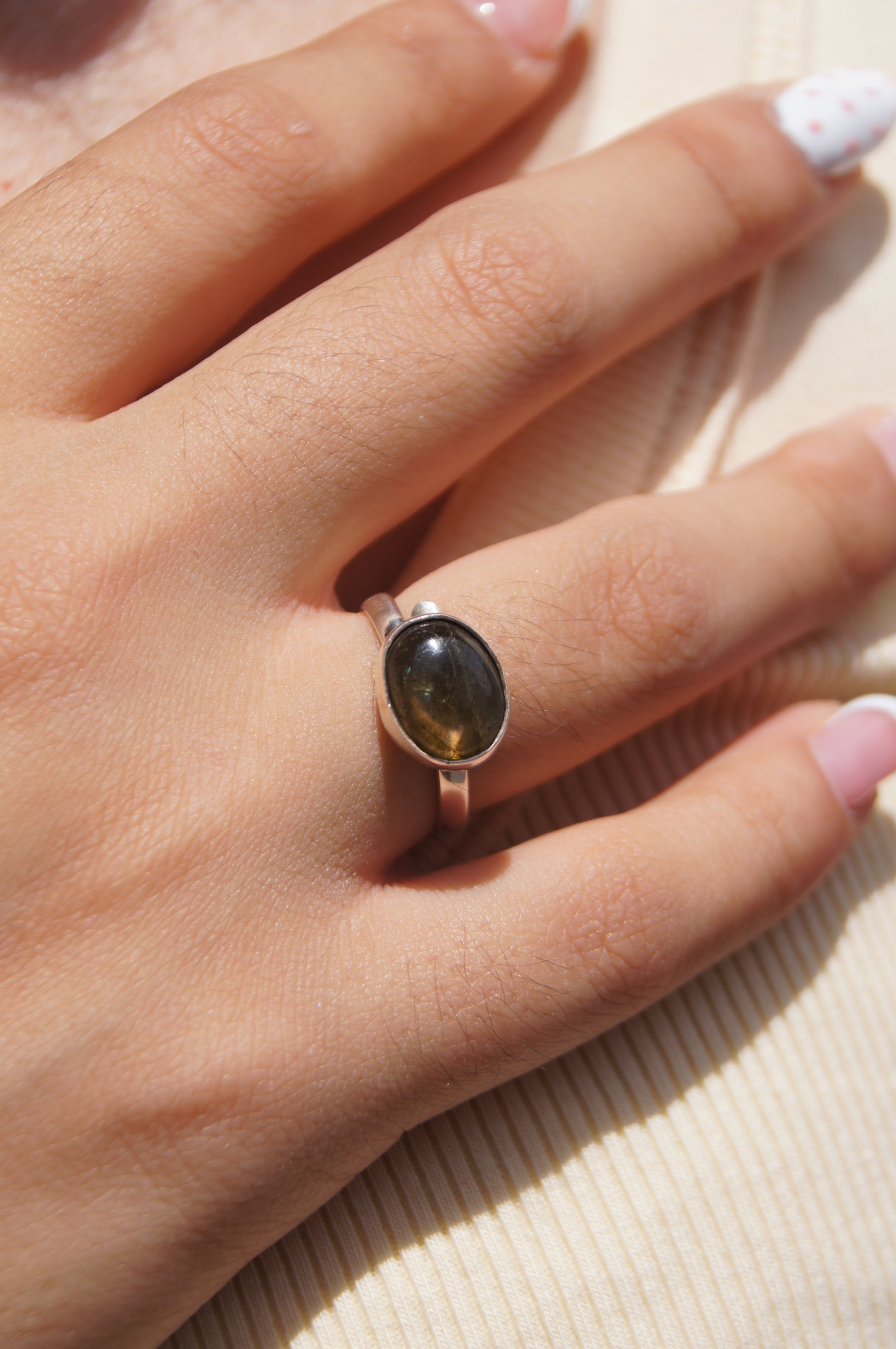 Anillo "Yoó" - Piedra Luna