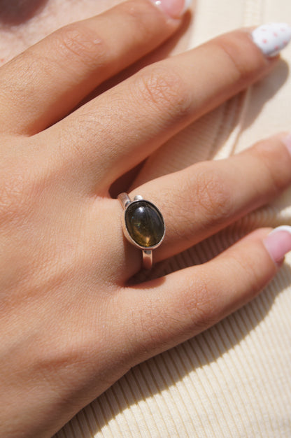 Anillo "Yoó" - Piedra Luna