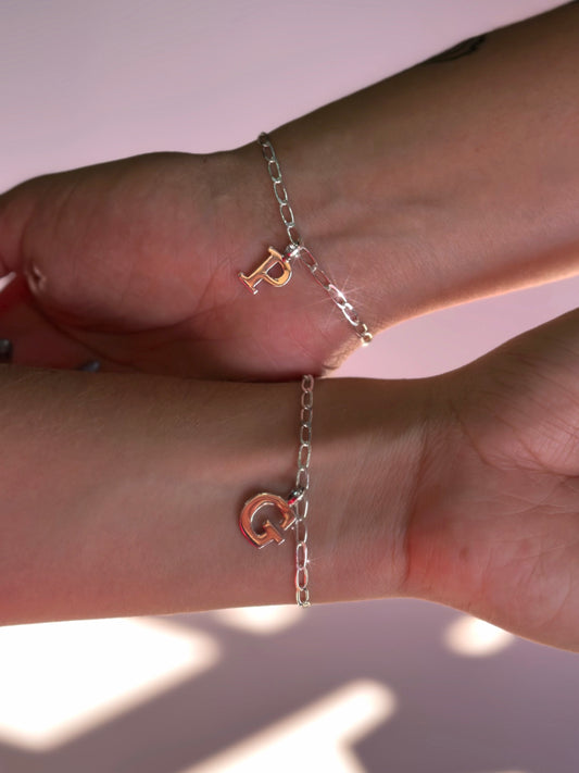 Match de pulseras "Olith" - Iniciales