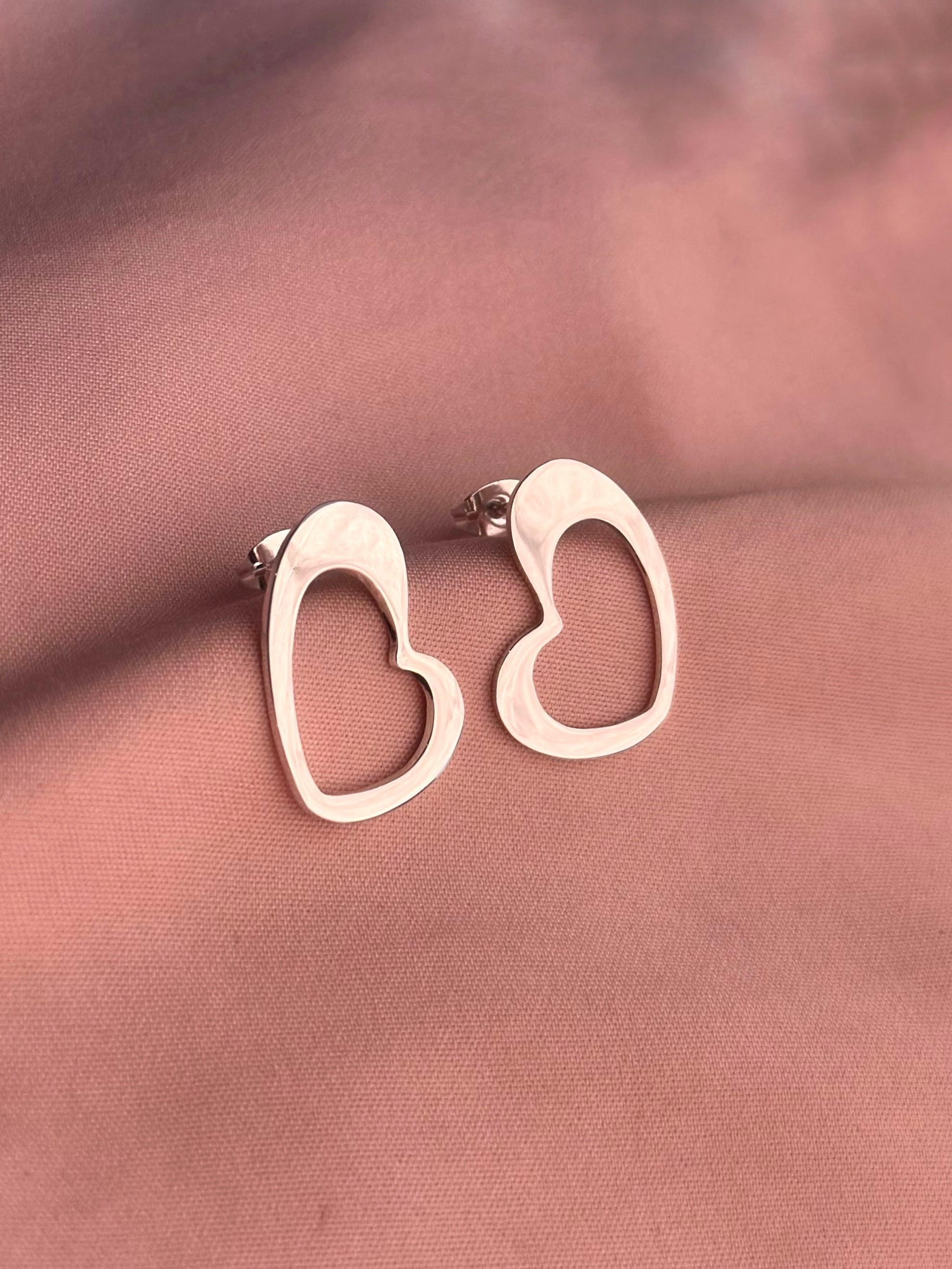 Aretes “Corazón de Eya’s” - Liso