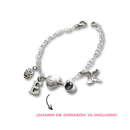 Pulsera Personalizable "Eya's" - Corazón