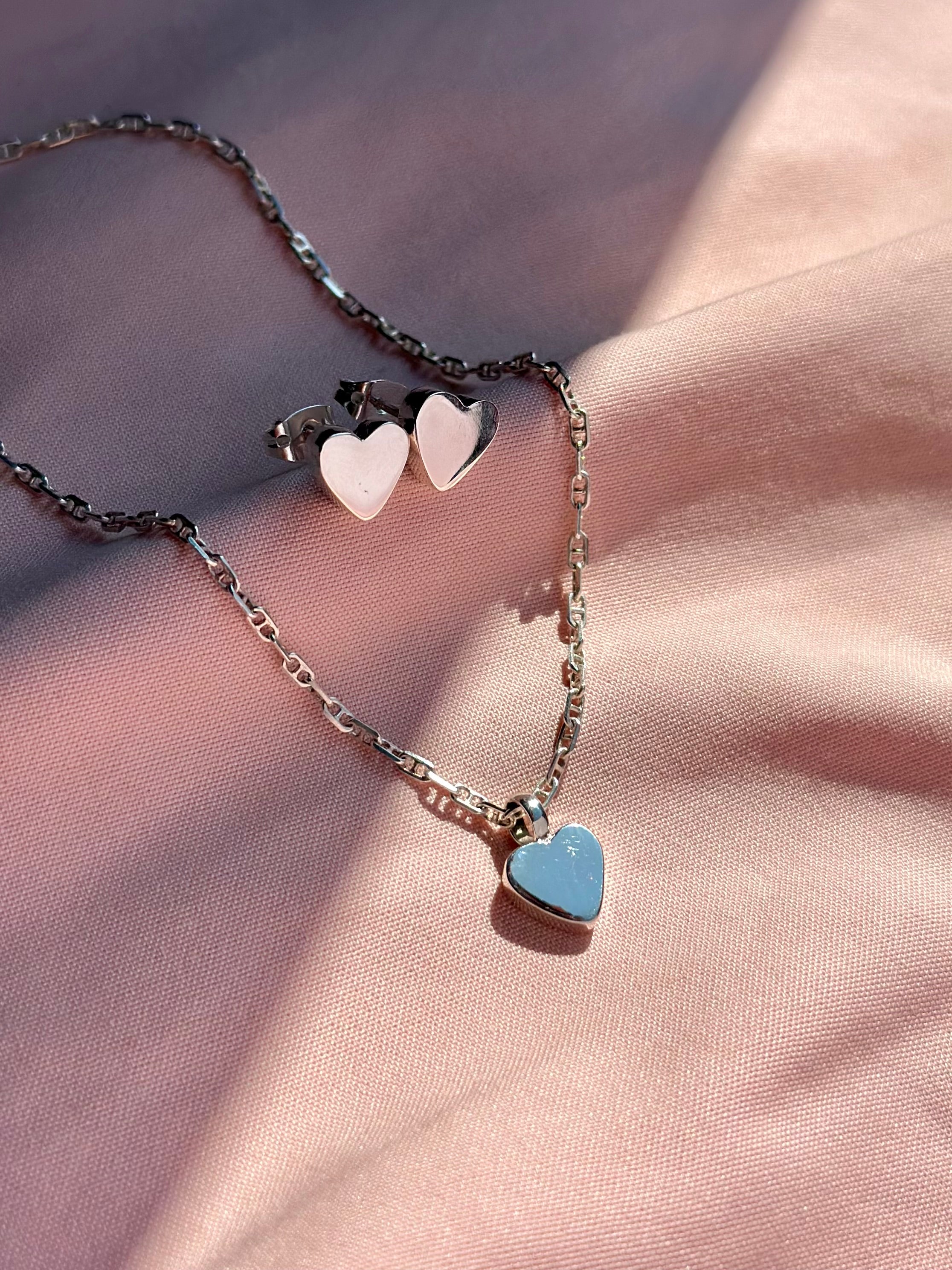 Kit "Luv" MINI - Collar / Aretes / Anillo