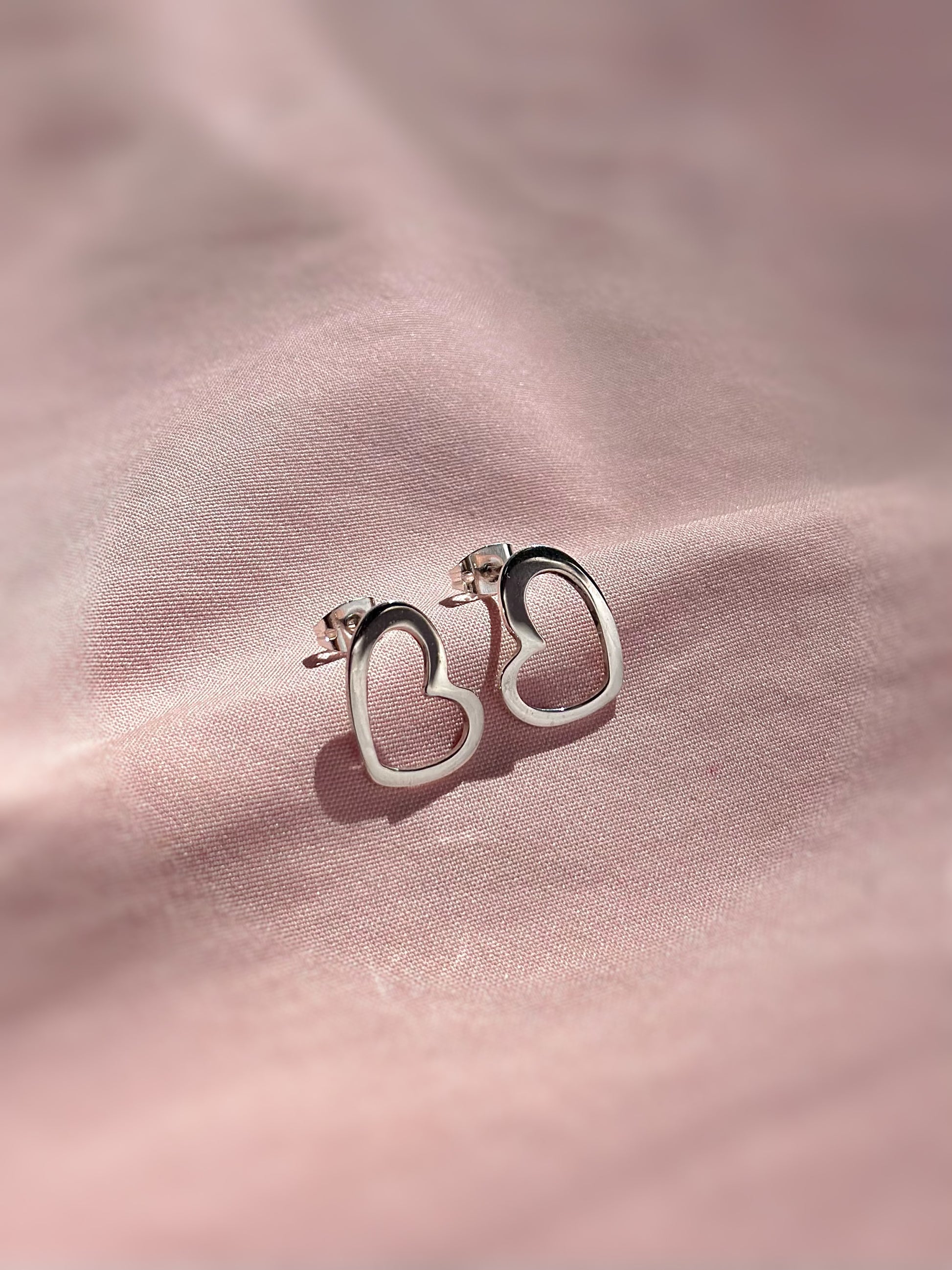Aretes "Corazón de Eya's" - Liso