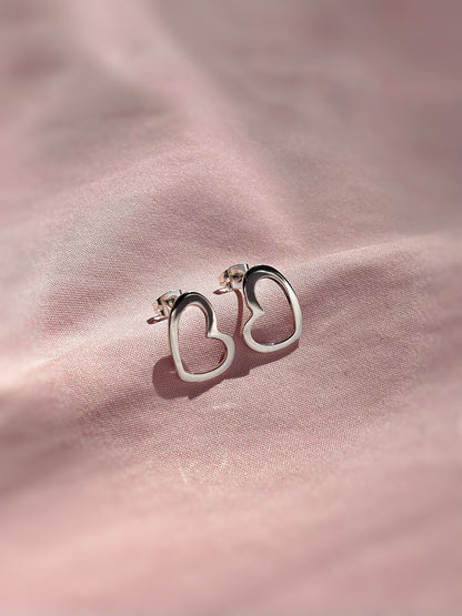 Aretes "Corazón de Eya's" - Liso