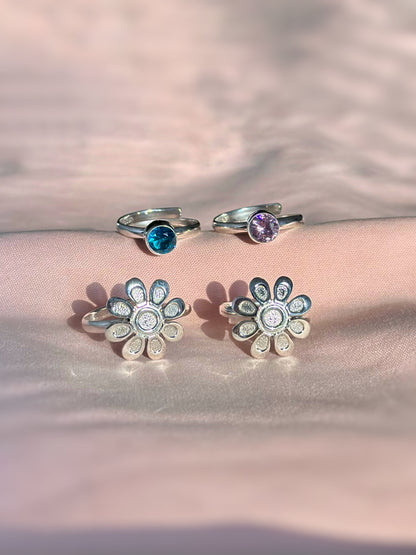 Mix de anillos "Chimalxóchitl" - Varios Colores