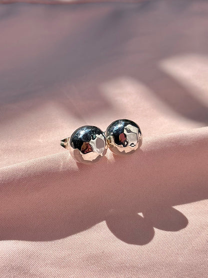 Aretes "Tlachco" / Talla G - Martillado