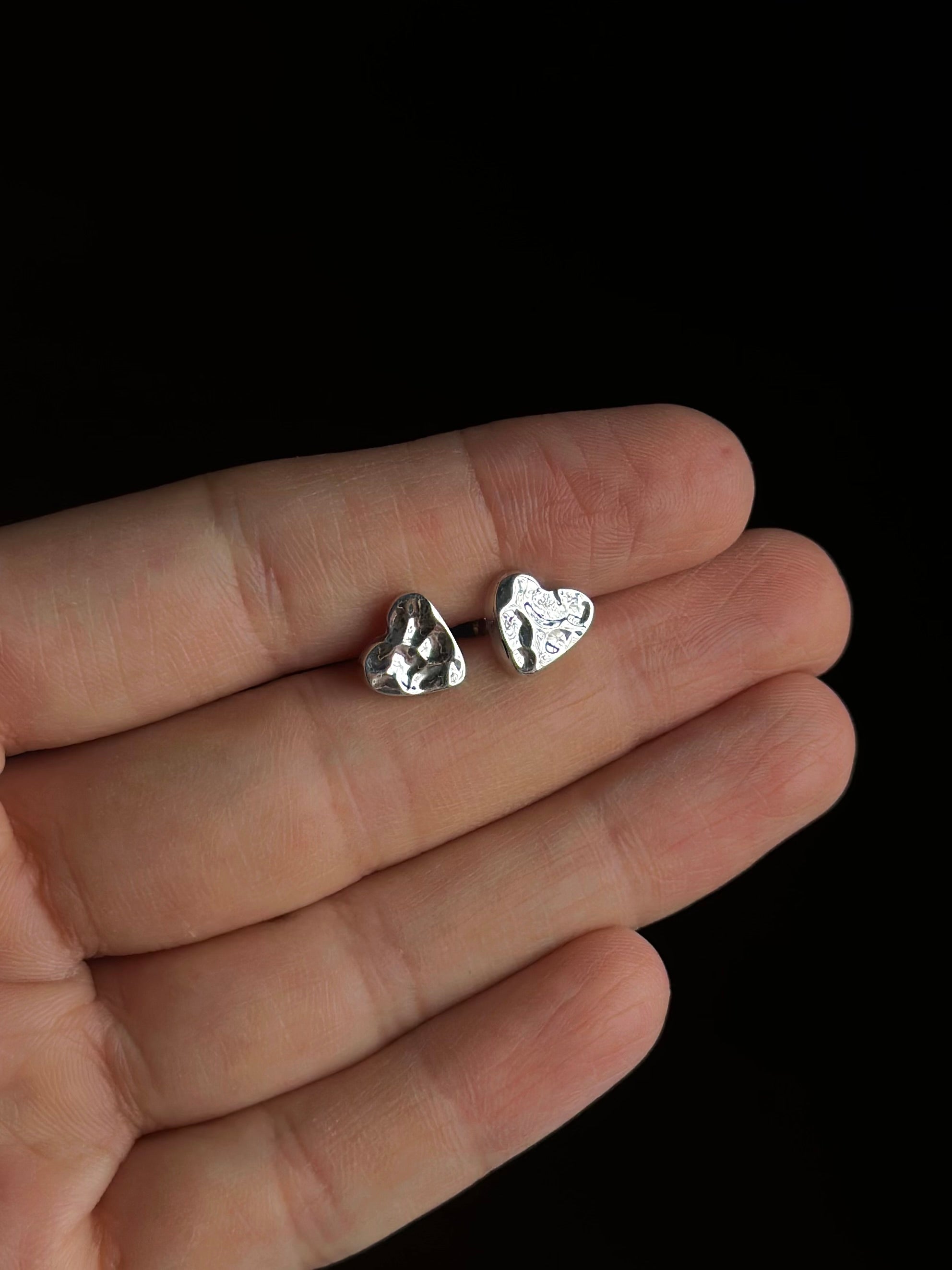 Aretes "Luv" MINIS - Martillado