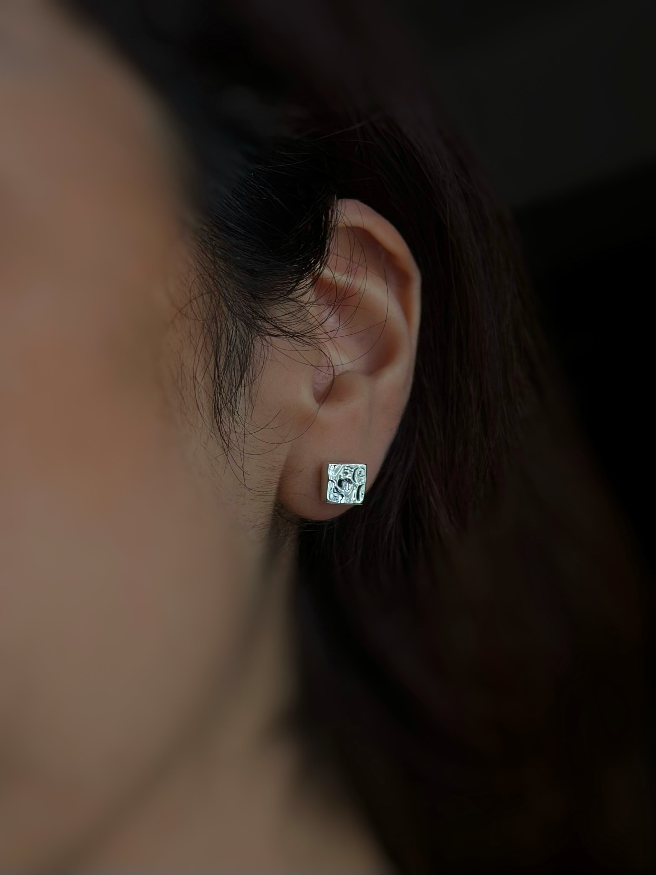 Aretes "Qua" MINIS - Martillados