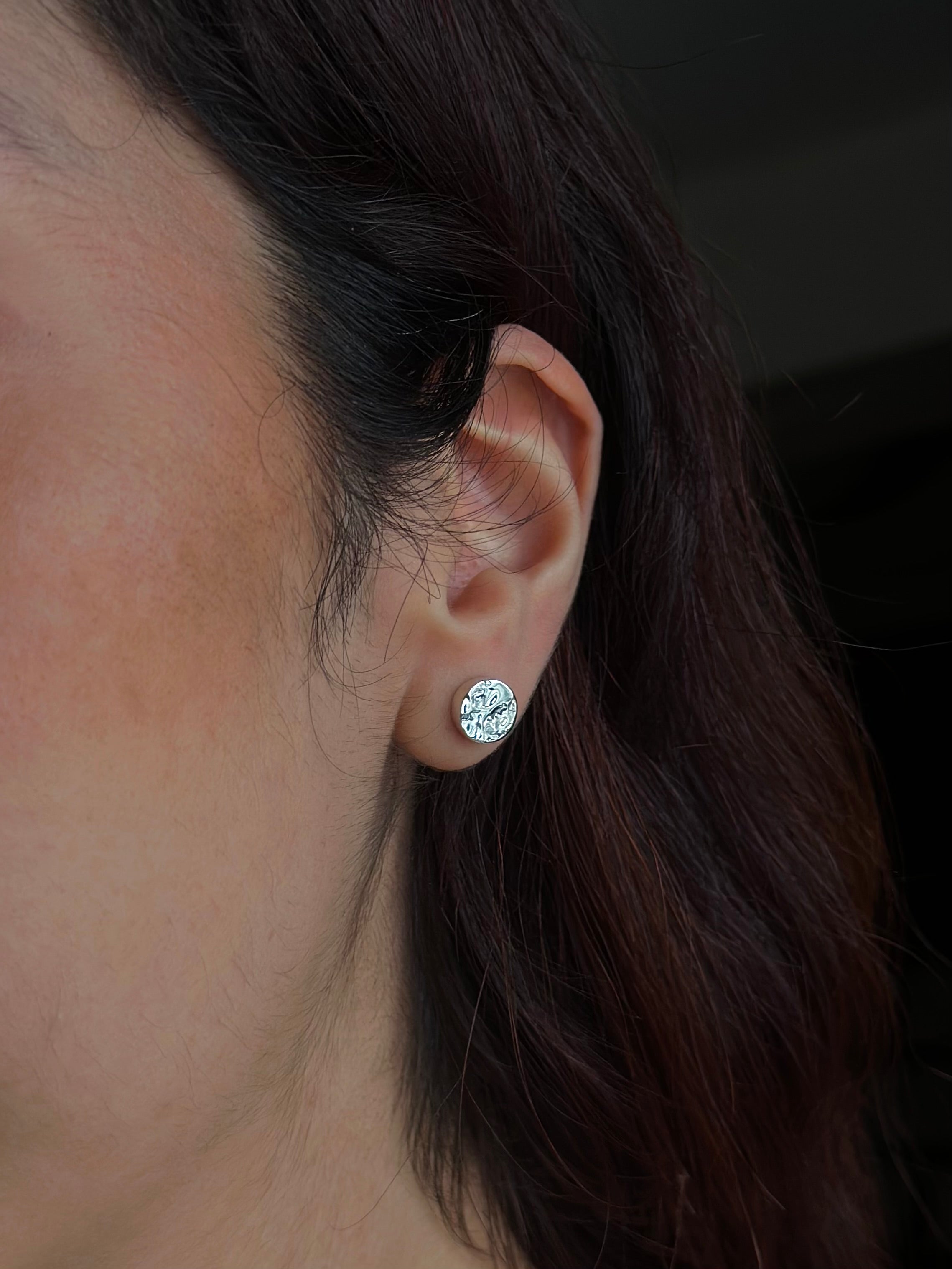 Aretes "Ona" - MINIS Martillado