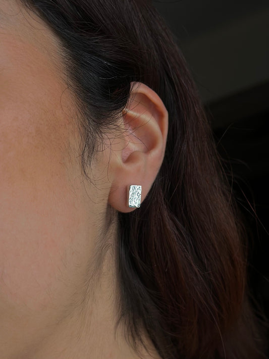 Aretes "Via" MINIS - Martillado