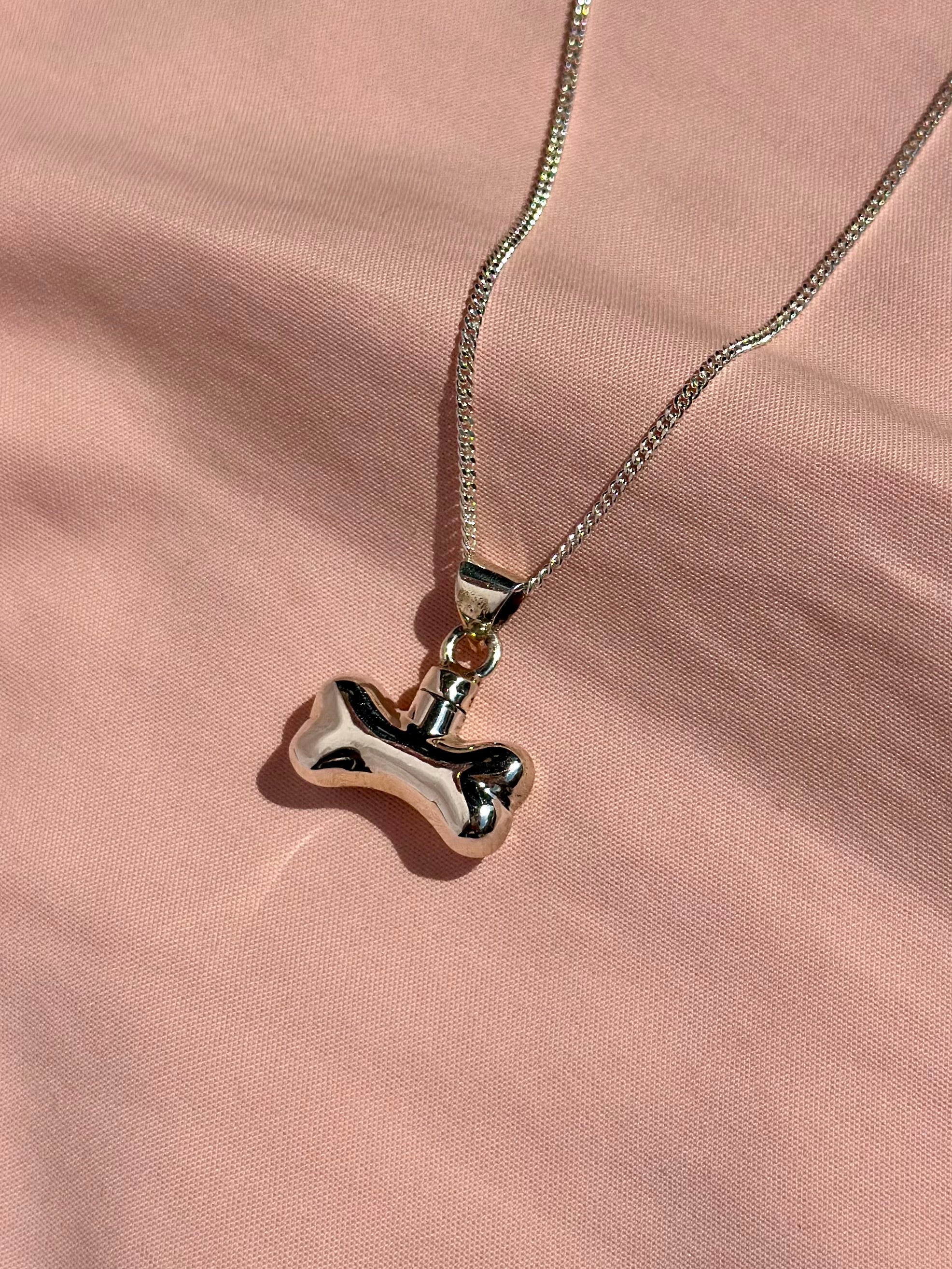 Cenicero de mascotas / Collar - "Hueso"