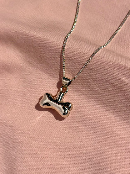 Cenicero de mascotas / Collar - "Hueso"