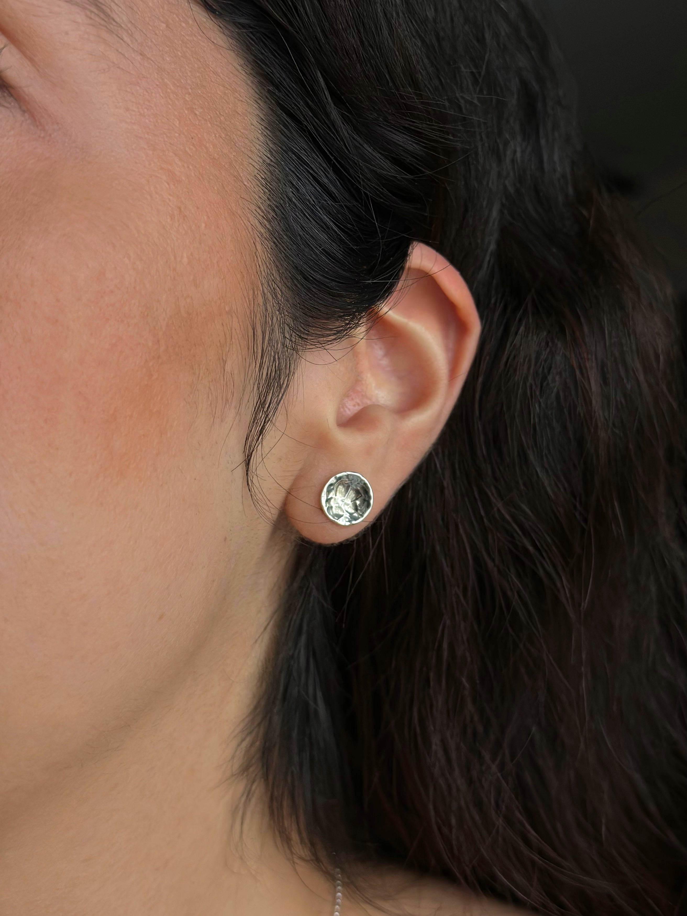 Aretes "Sóona" - Martillados