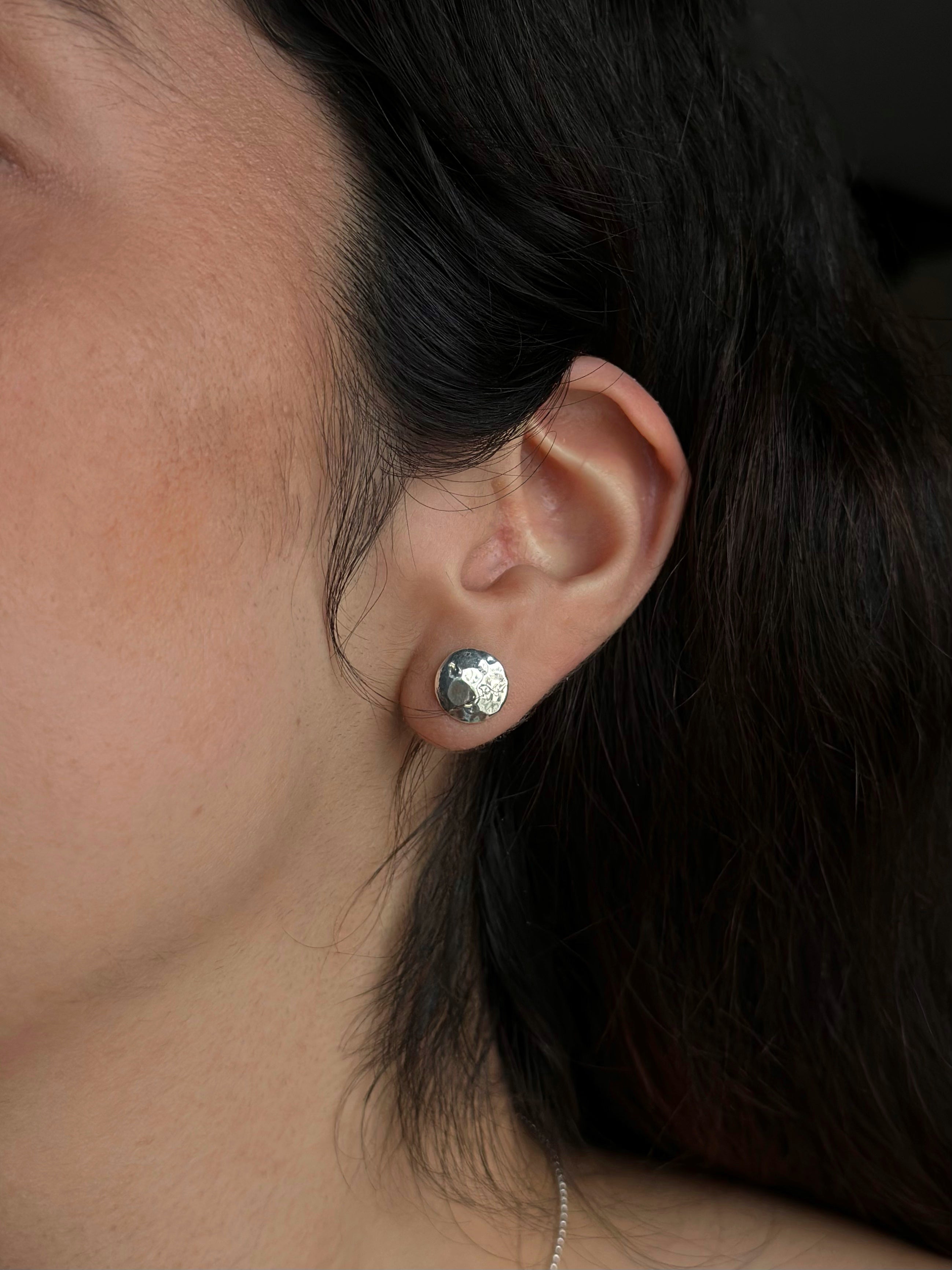 Aretes "Máan" MINIS - Martillado