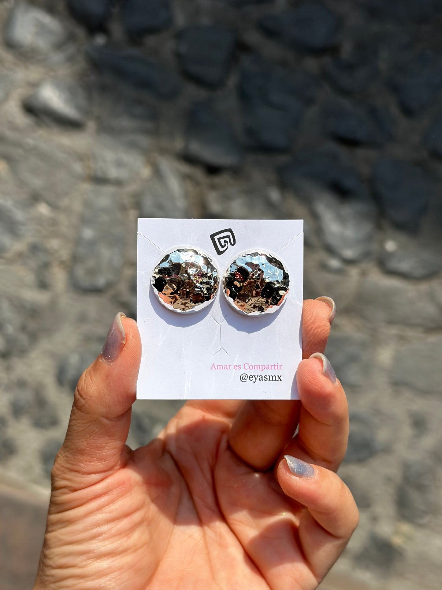 Aretes "Magnolia" - Varios Acabados