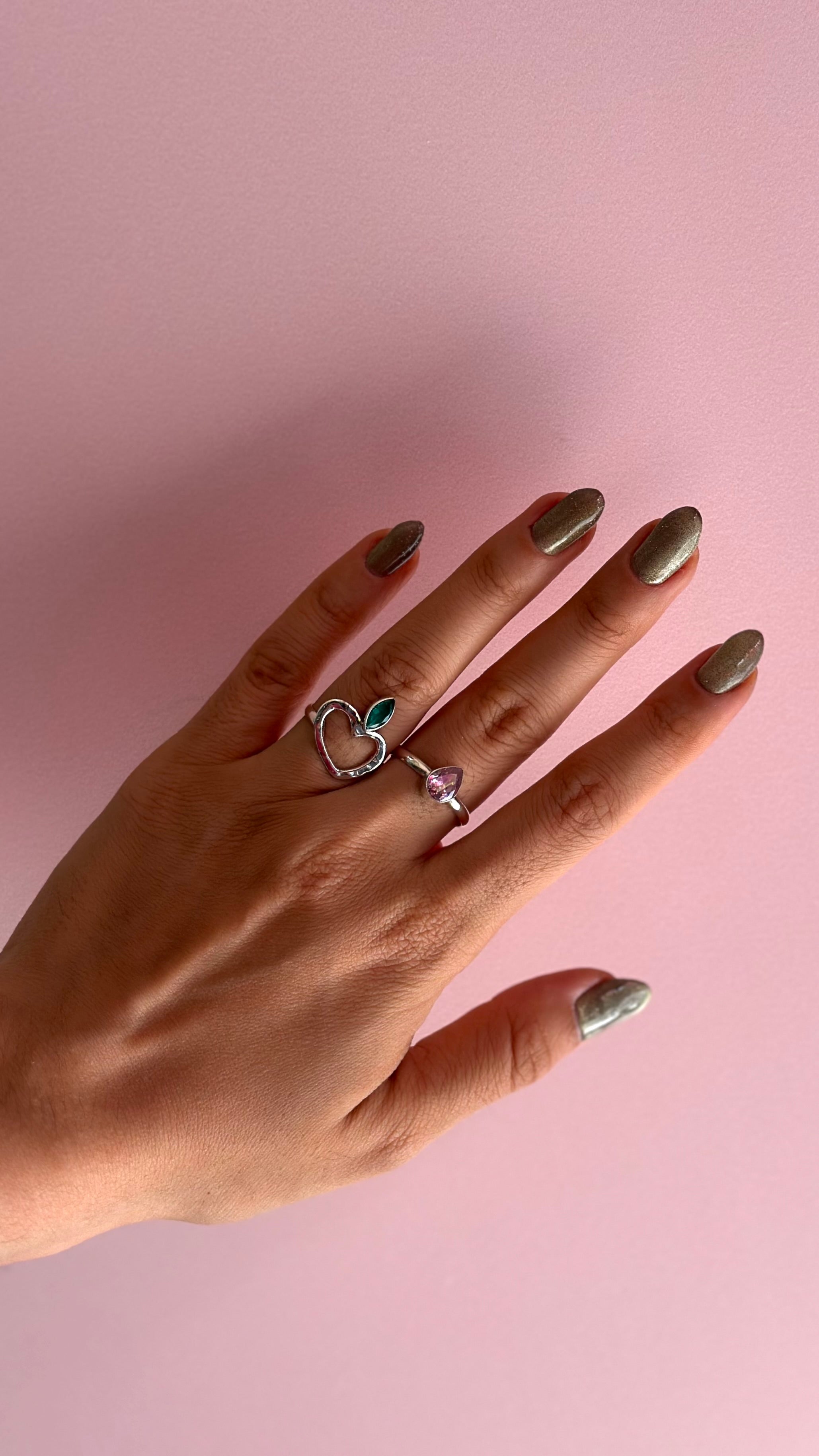 Anillo "Corazón Eya's Elnath" - Varios colores