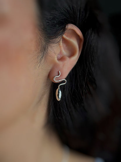 Aretes "Zig Zag" - Almendra