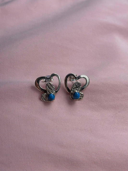 Aretes "Corazón de Eya's" / Resina - Varios Colores