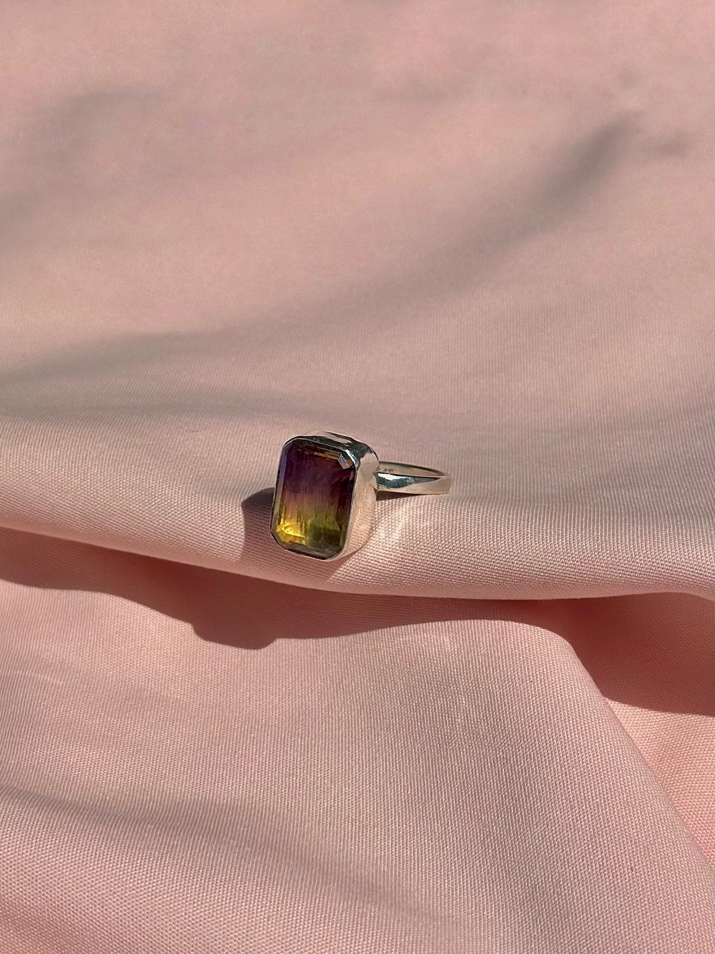 Anillo "Ametrina" - Piedra de Amatista / Citrino