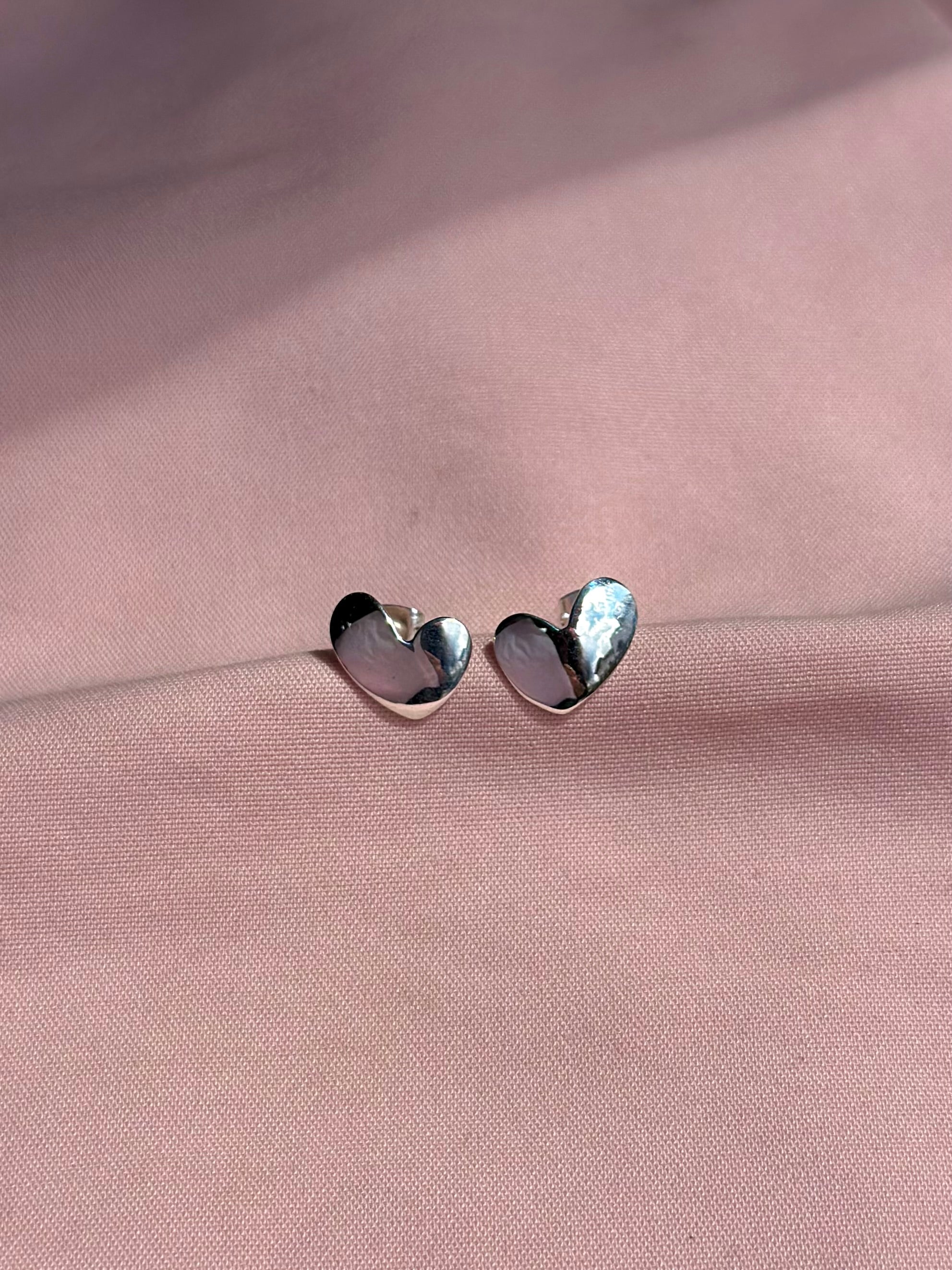 Aretes "Corazón de Eya's" MINI - Liso