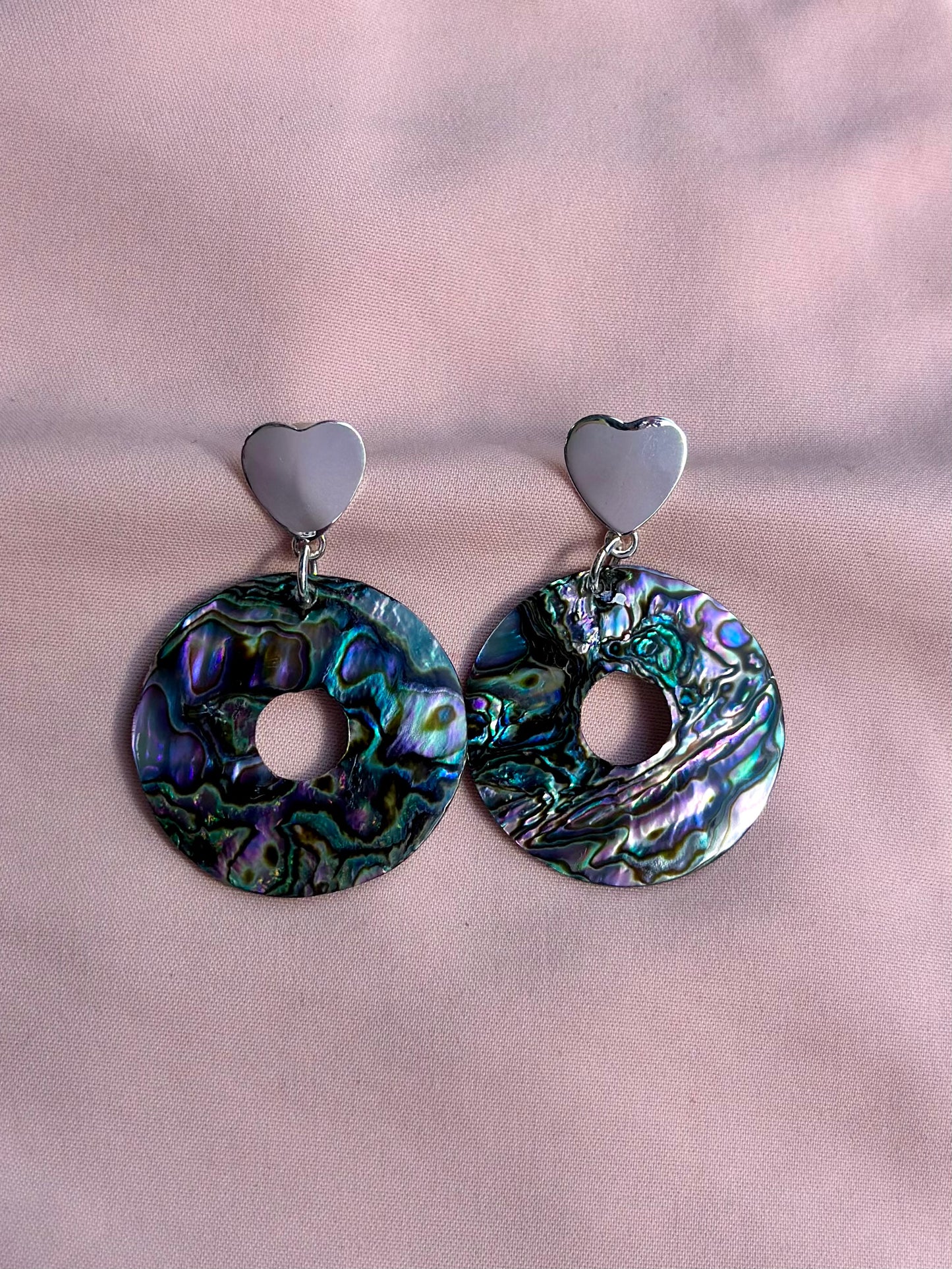 Aretes "Izel" - Concha de abulón
