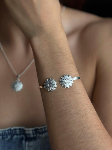 Brazalete "Gerbera" - Dos Caras
