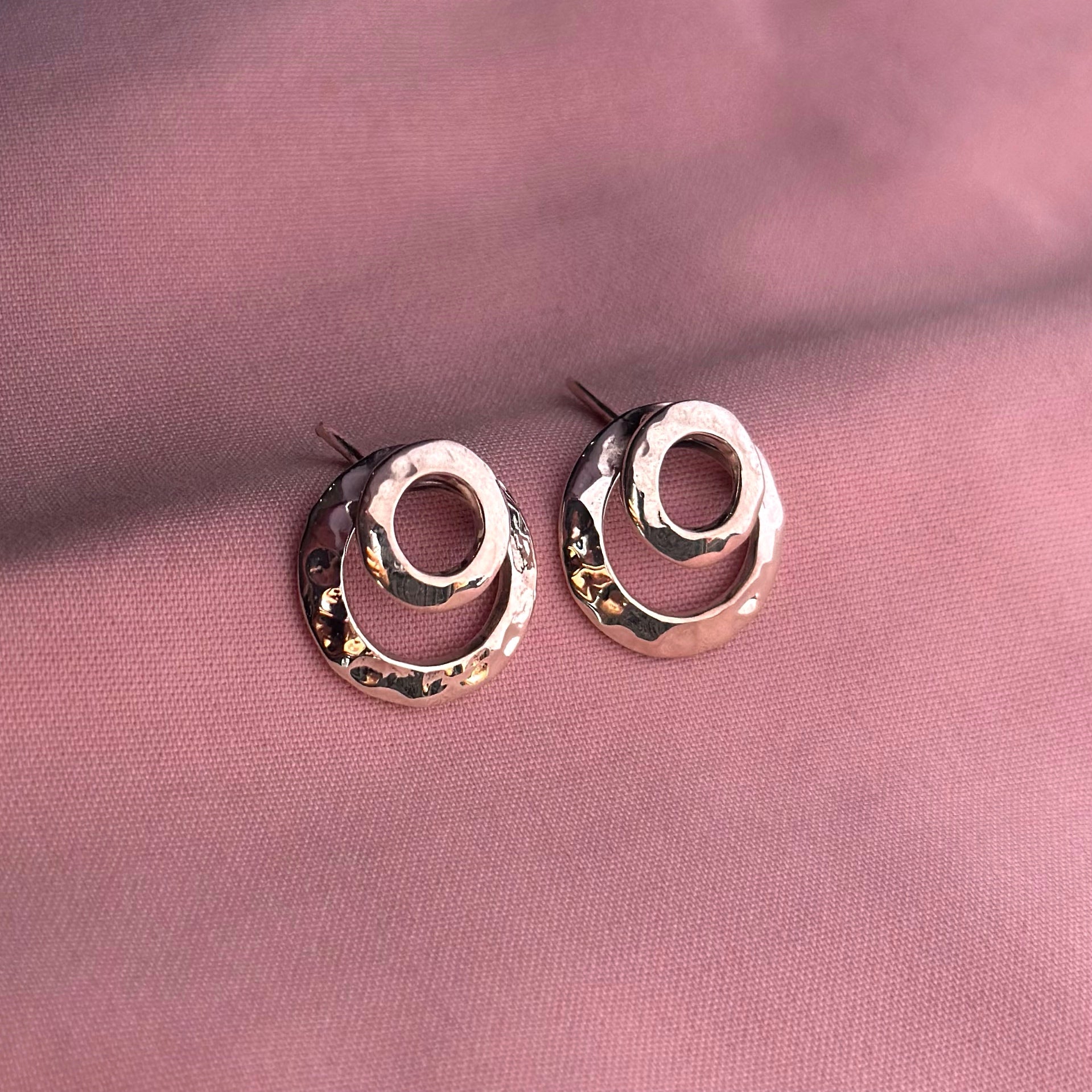 Aretes "Pitsauak" - Martillado