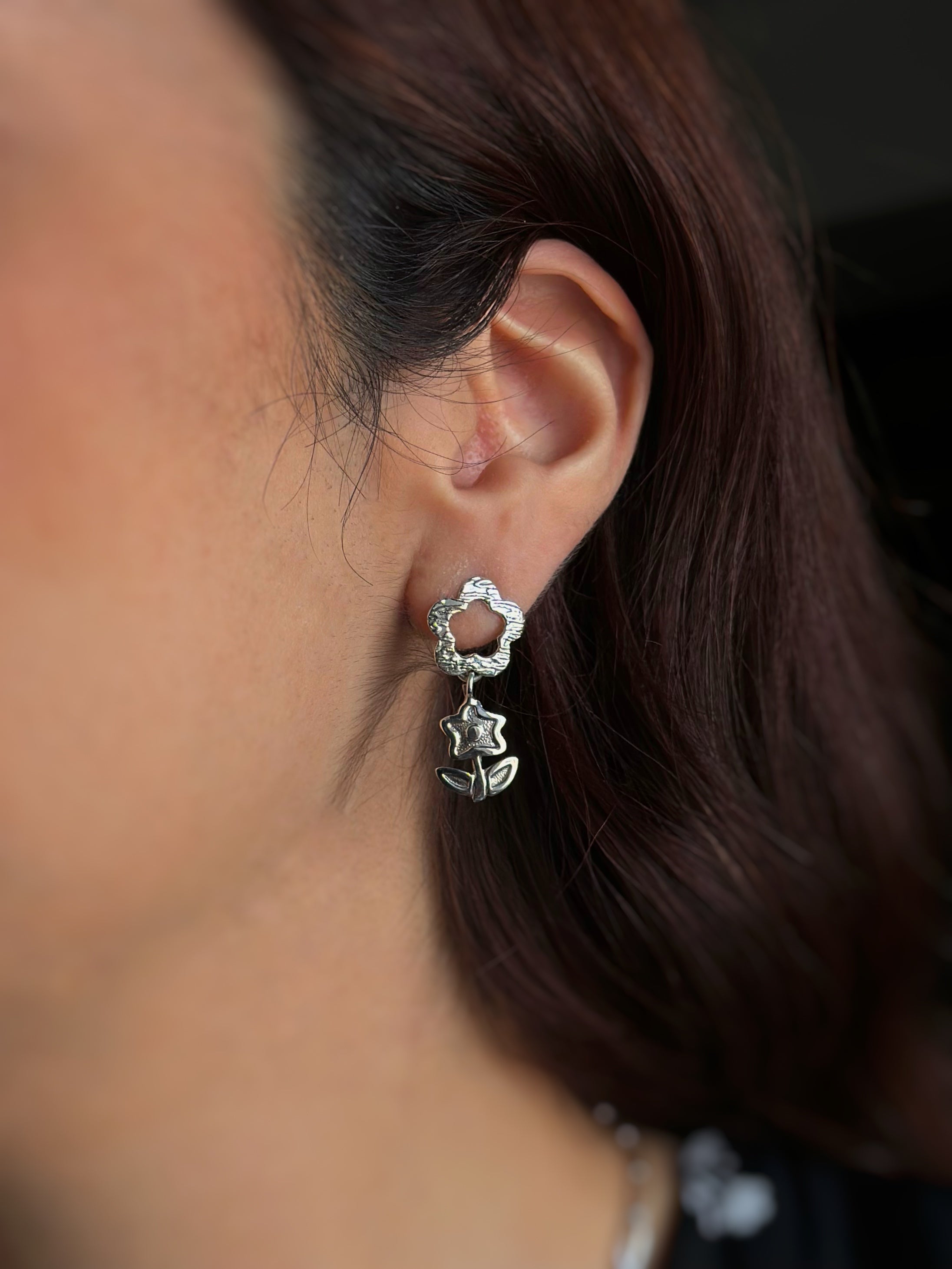 Aretes "Flor de vida"