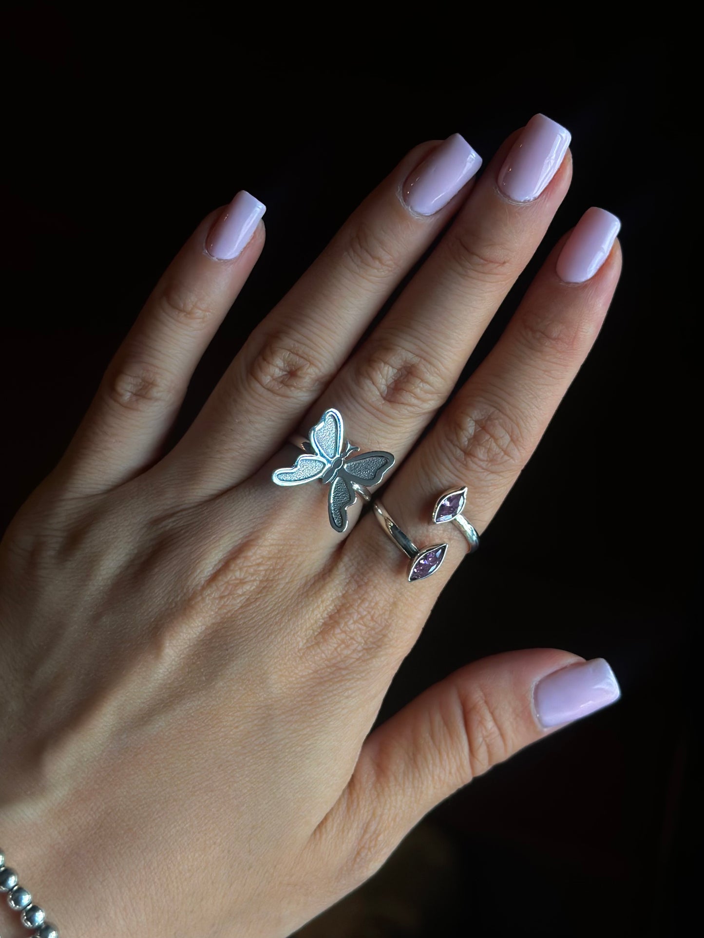 Anillo "Mariposa Monarca"